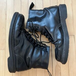 Dr. Martens Black Leather Boots